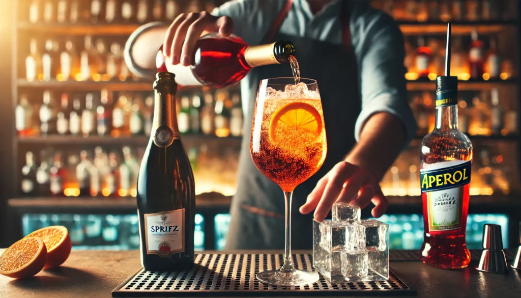 aperol spritz elkeszites